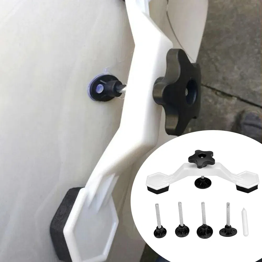 Conjunto de ferramentas para reparo de amassados em carros sem pintura, ferramenta de conserto de danos na carroceria, puxador de ponte para remoção de amassados, tabs de cola, ferramentas de reparo manuais