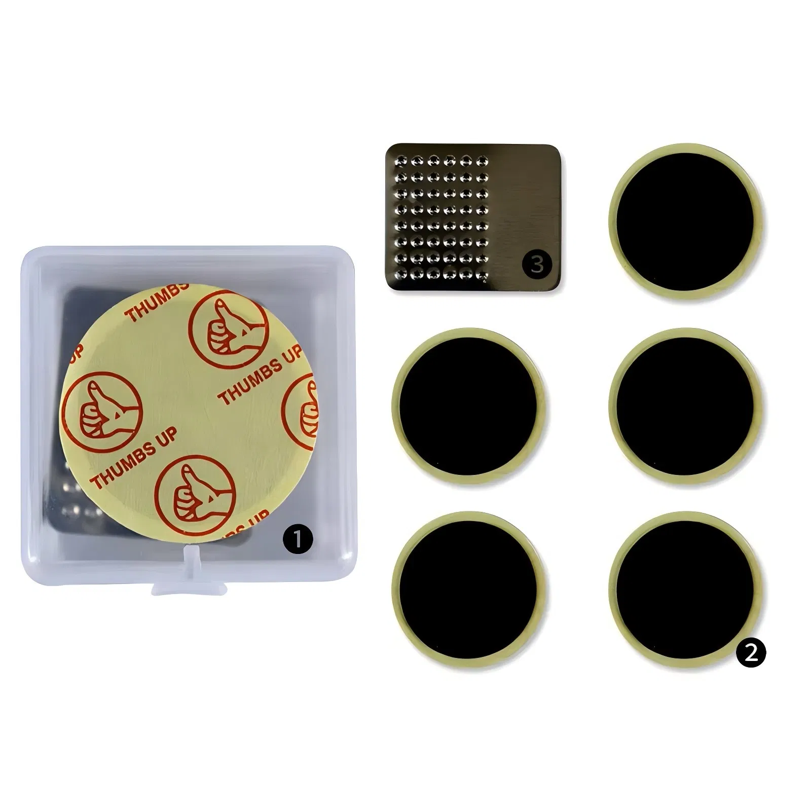 Kit de Reparação de Bicicleta Pneus Pedaço de Borracha Remendo Ciclismo Ferramentas de Reparação de Furos Kit de Reparação de Pneus Furados Conjunto de Ferramentas