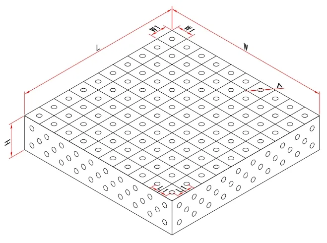 D22 Série 3D Ferramentas de Soldagem para Mesa de Fixação Modular