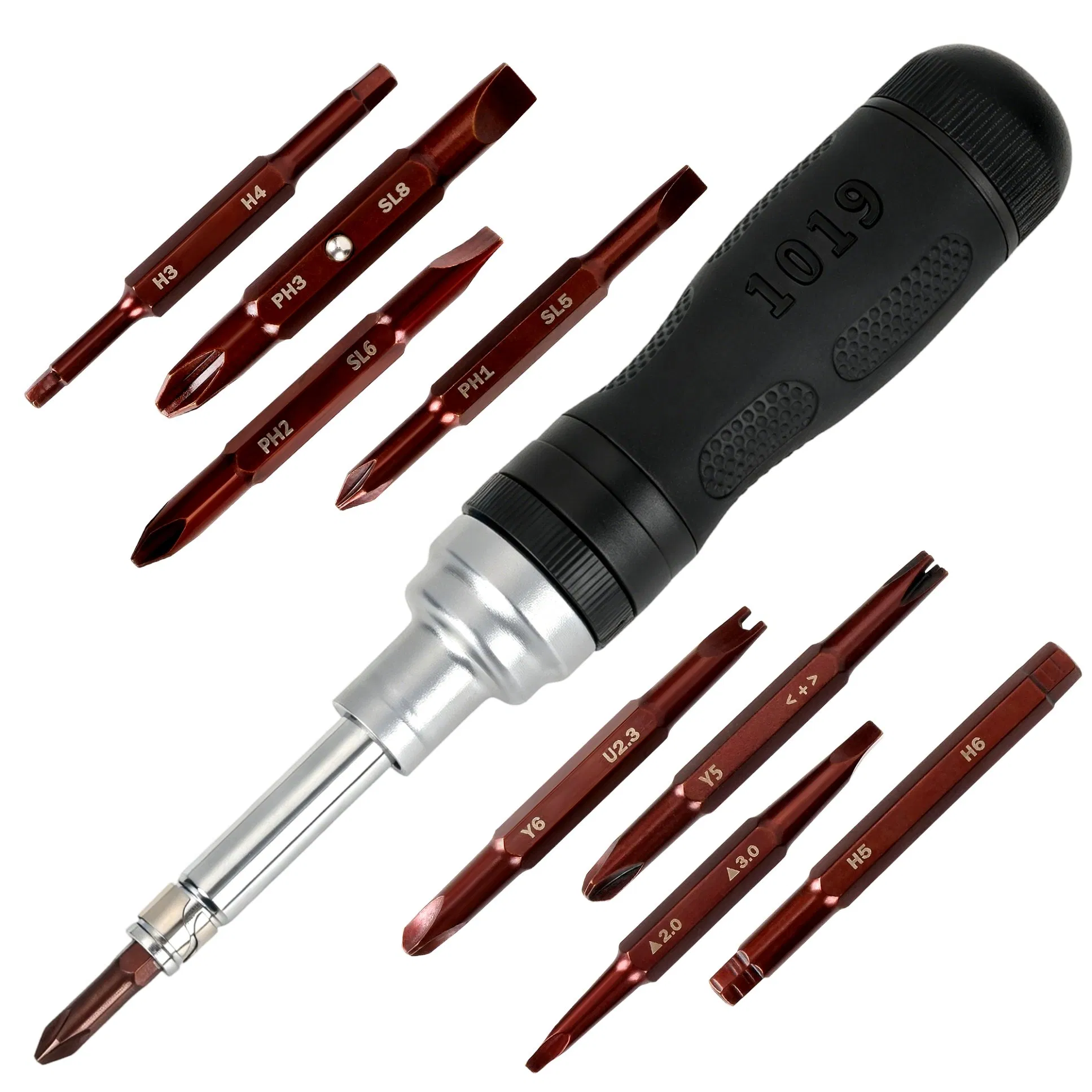19-in-1 Kit de Chave de Fenda Elétrica Multi-Bit para Projetos de Faça Você Mesmo
