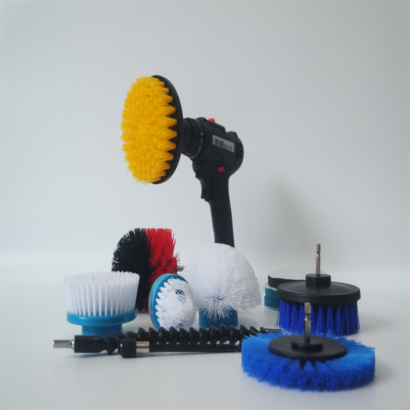 Kit de Escovas de Limpeza para Furadeira de Uso Familiar 3PCS Escova de Limpeza para Furadeira para Limpeza de Carros