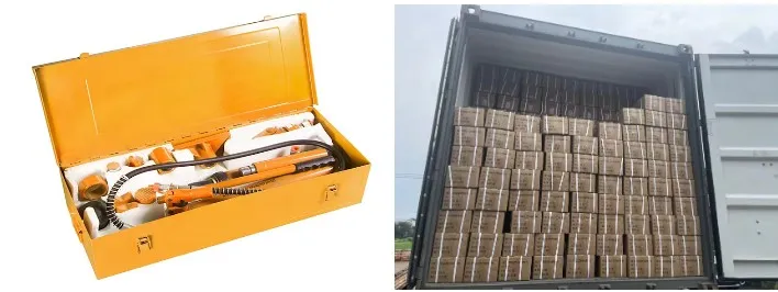 10-Ton Kit de Ferramentas Hidráulico Porta Power para Reparação de Estruturas de Carro com Caixa de Metal