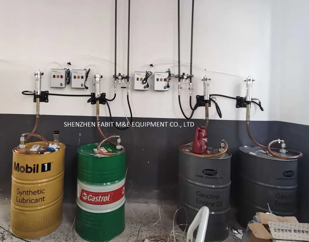 Kit de Bomba de Óleo Móvel Operada a Ar Pesada com Bico de Óleo Pré-definido