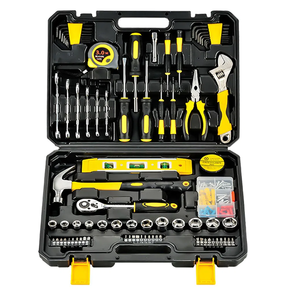 Kit Profissional de Aço e Ferragens, Conjunto de Ferramentas para Oficina