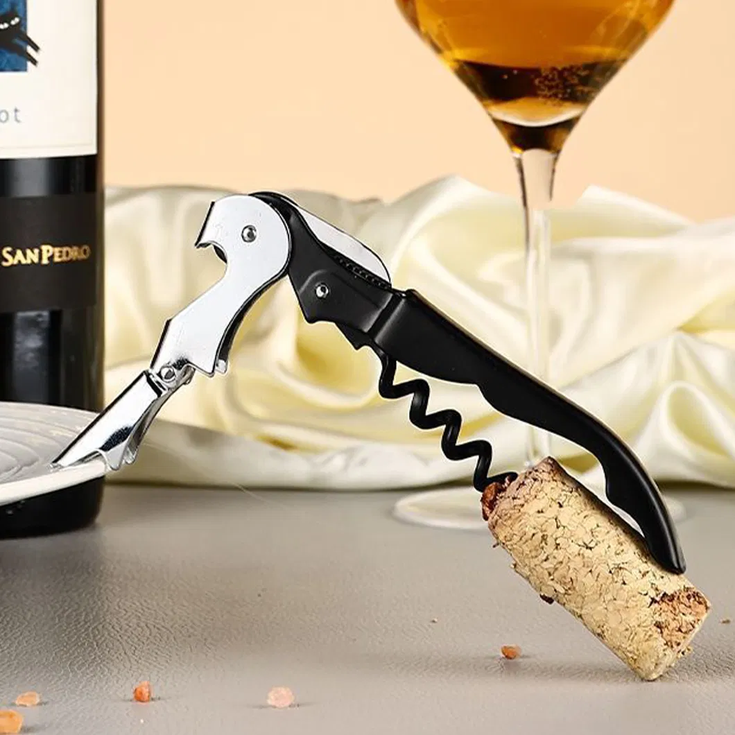 Conjunto de Abridor de Vinho Compacto, com Abridor de Cerveja Integrado