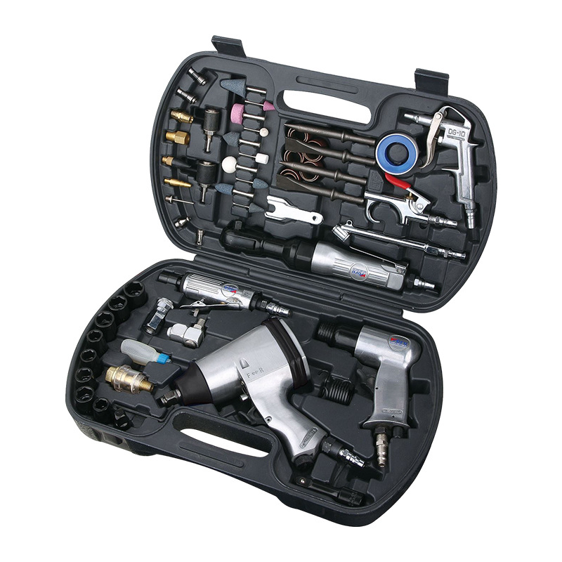 71 Conjunto de Ferramentas de Ar Ultimate 1-1/2'' Chave de Impacto, 1-3/8'' Chave de Catraca Martelo Pneumático Com Cinzéis Conjunto de Ferramentas de Martelo de Impacto
