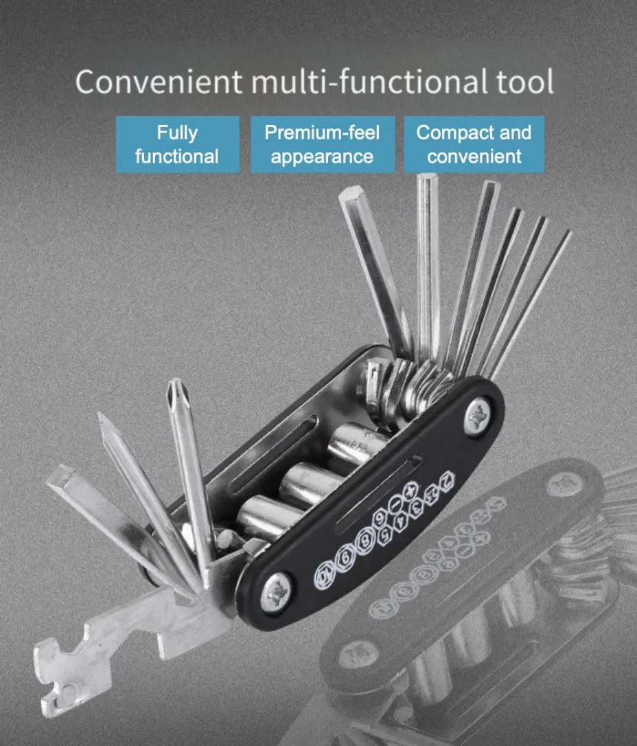 Kit de Ferramentas Mini Versátil 16-in-1 para Reparos