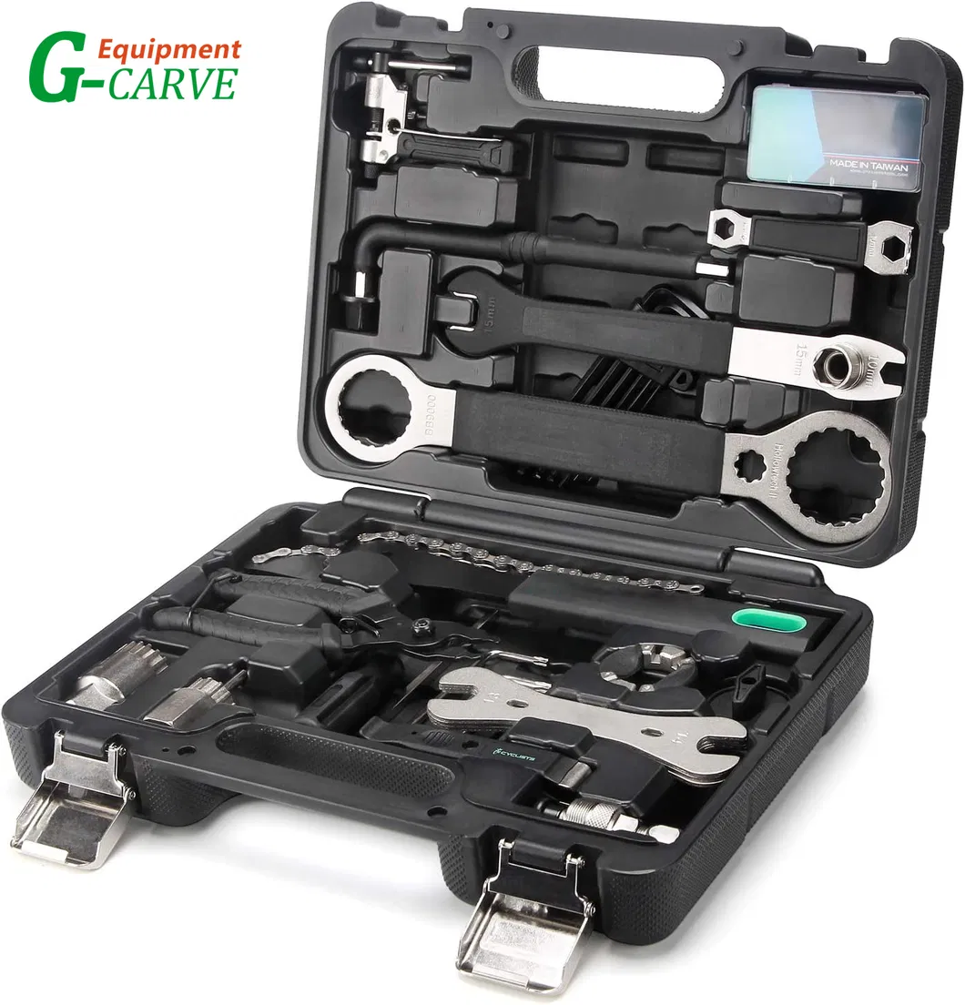 Kit de Ferramentas para Reparação de Bicicleta G-Carve Bikehand com Chave de Torque