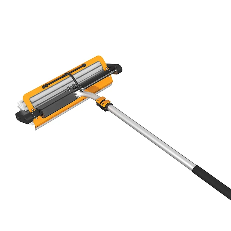 Kit de Escova de Limpeza de Painéis Solares Profissional com 12FT Cabo de Extensão