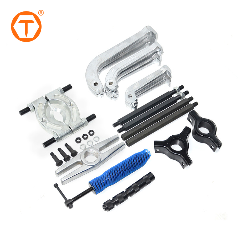 25PCS Extrator de Rolamentos Pesado 10 Conjunto de Ferramentas Hidráulicas para Extrair Rolamentos e Separador em Aço Carbono
