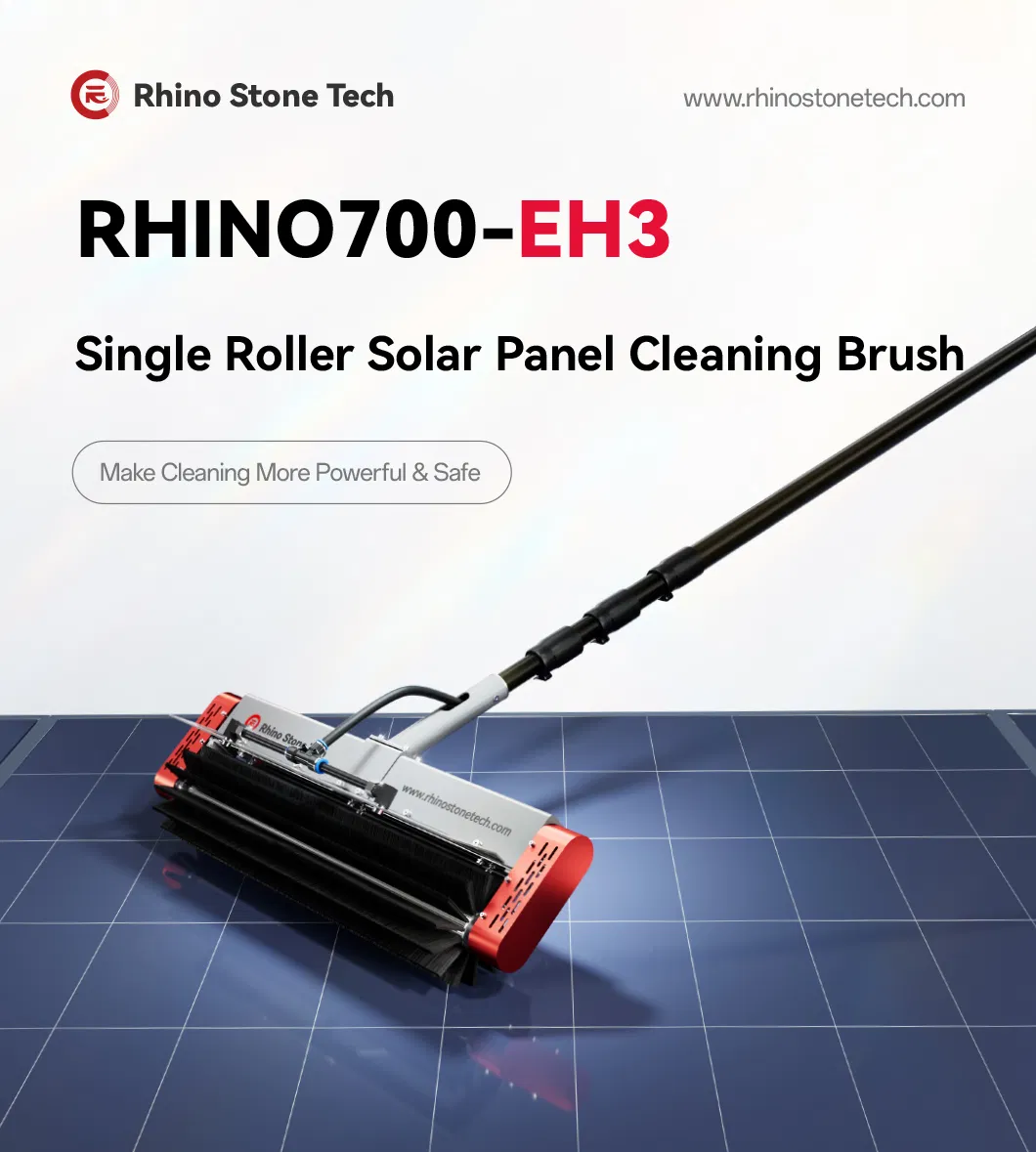 Escova de Limpeza com Cerdas para Painéis Solares Multifuncional