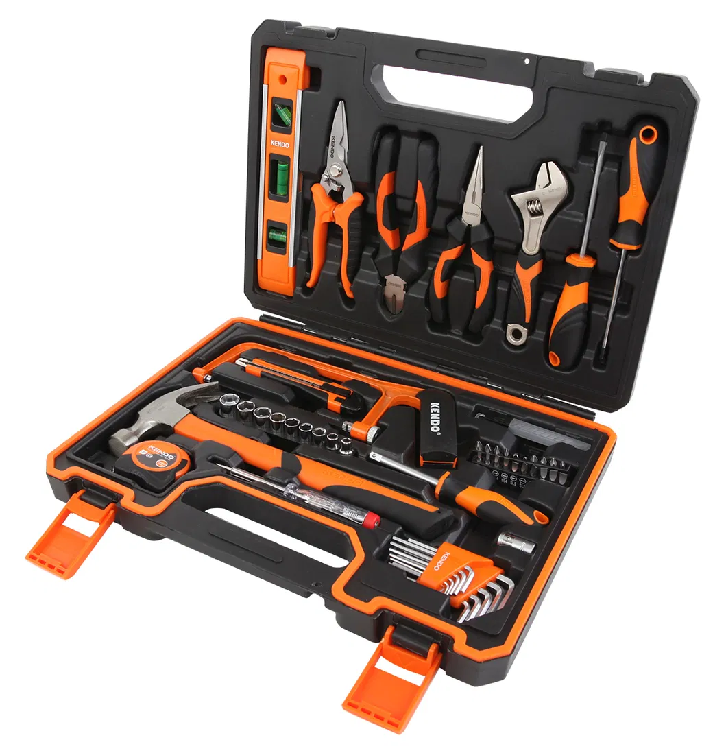 Kendo 64PCS Conjunto de Ferramentas de Manutenção para Uso Doméstico em Caixa BMC
