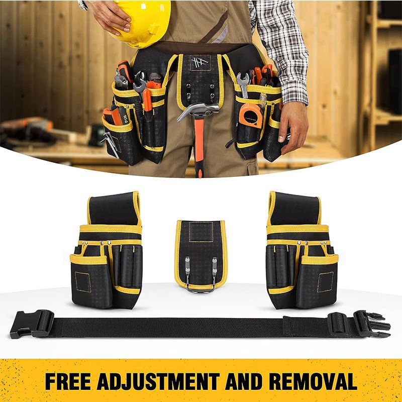 Kit de Ferramentas Multifuncional para Instalação e Manutenção de Carpintaria e Eletricista com Cinto de Carga Transfronteiriço