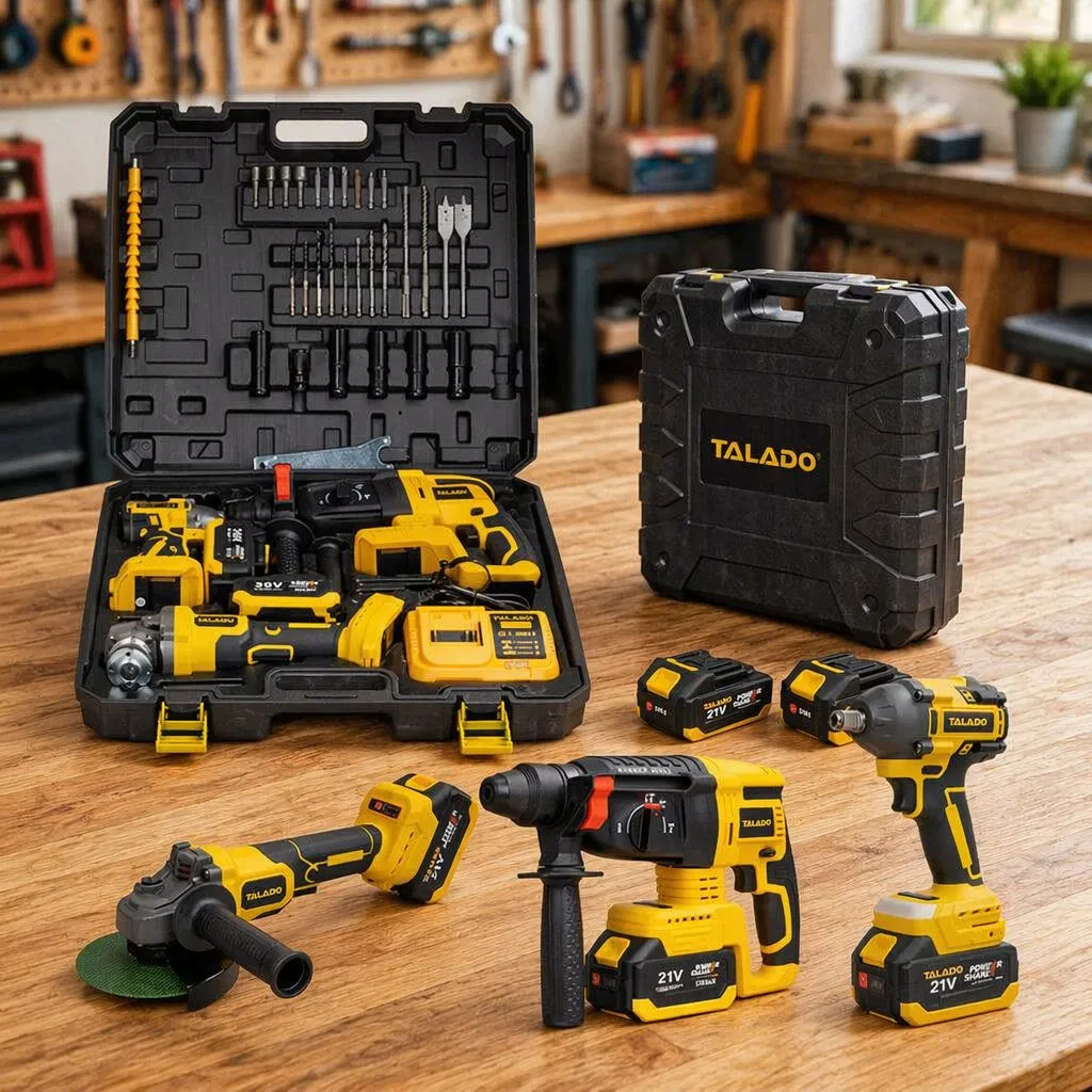 Conjunto Profissional 3in1 de Ferramentas Elétricas com Design Ergonômico para Conforto no Manuseio