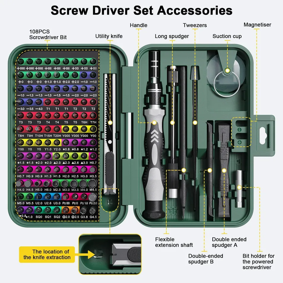 Conjunto de Chaves de Fenda de Precisão Mini Pequeno Conjunto de Ferramentas Manuais para Tablet Laptop