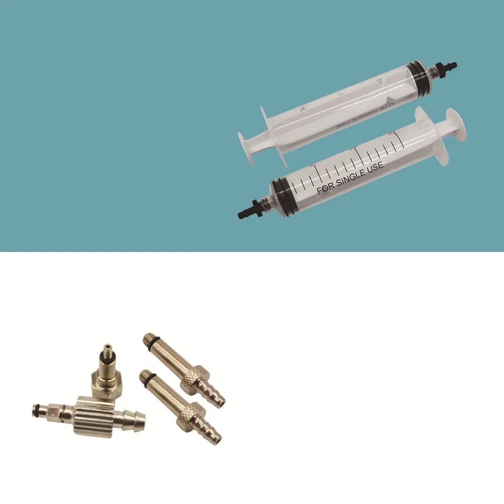 Kit de Ferramentas para Reparação e Sangria de Freio a Disco Hidráulico de Bicicleta com Óleo Mineral Universal Esg16738