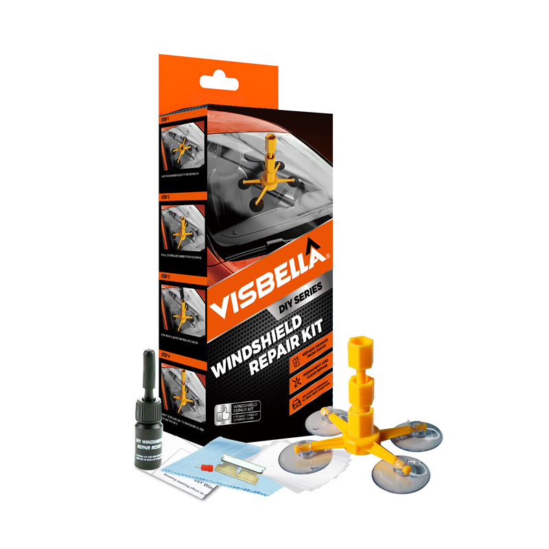 Kit de Ferramentas para Reparação de Para-brisa Automotivo Visbella com Luz UV