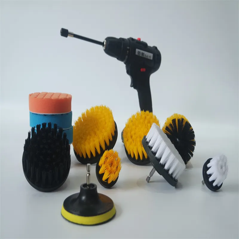 Kit de Escovas de Limpeza para Furadeira de Uso Familiar 3PCS Escova de Limpeza para Furadeira para Limpeza de Carros