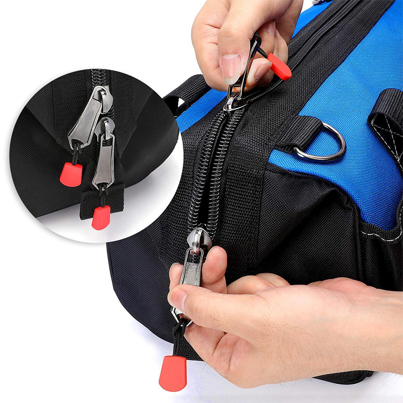 Conjunto de Ferramentas Preto Múltiplos Compartimentos para Ferramentas Anel Interno de Personalização de Ferramentas