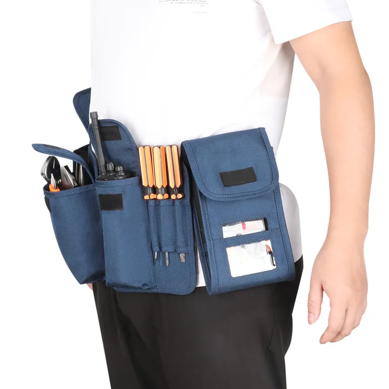 Novo Conjunto de Ferramentas Elétricas Bolsa Multifuncional em Tecido Oxford Espesso Resistente ao Uso para Manutenção e Utilidade à Prova d'Água