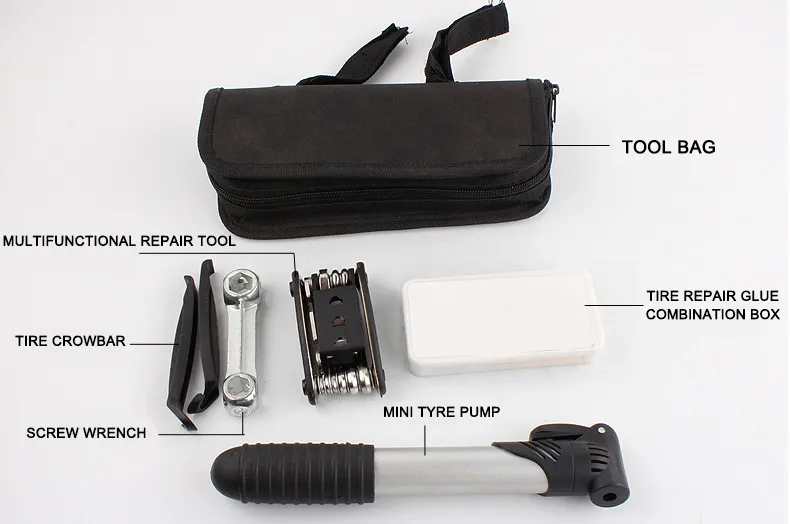 Conjunto de Reparação de Bicicleta
