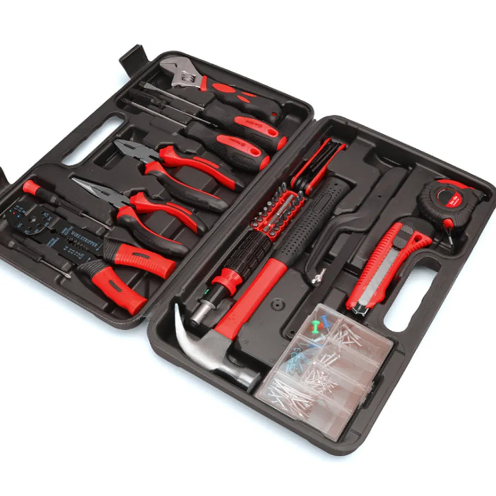 129 Conjunto de Ferramentas PCS Ferramentas de Caso Hardware Jardim Casa Bicicleta Multi Qualidade Kit de Reparação de Carro Bicicleta e Conjunto de Ferramentas