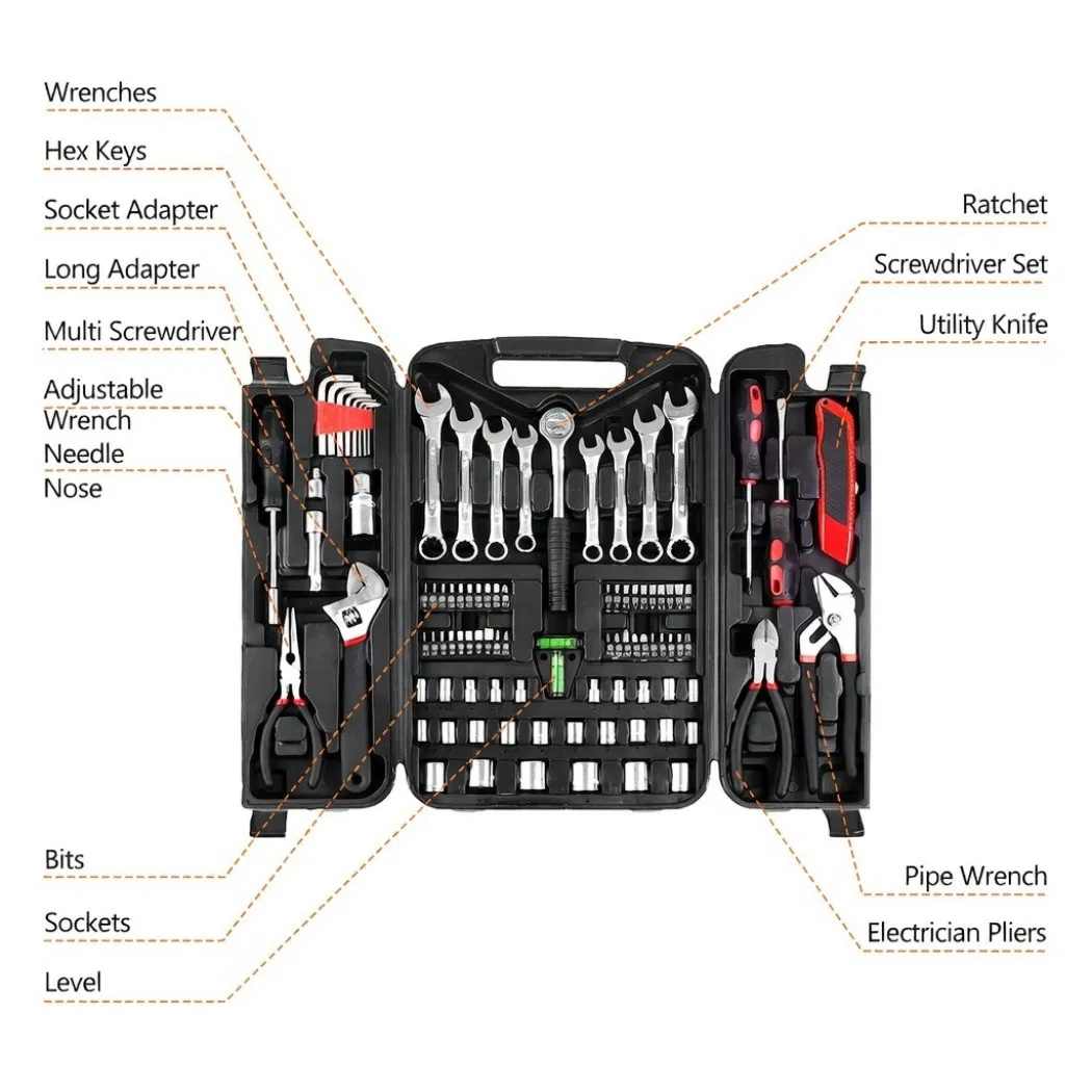 Kit de Ferramentas para Reparação Automotiva em Sistema Métrico com Isolamento de Grau Industrial