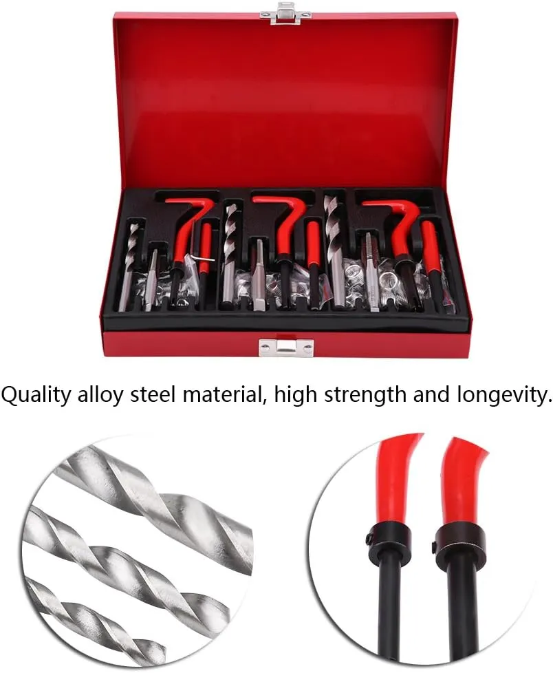 Conjunto de Brocas para Rosca, Acessórios Universais para Reparação de Carros, Substituição