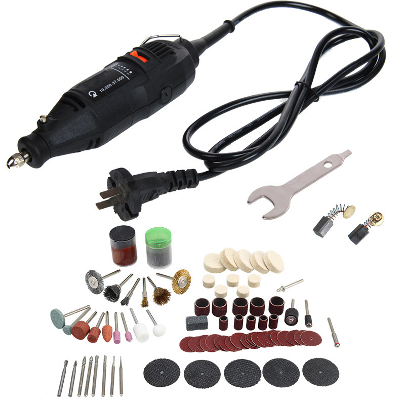 Kit de Ferramentas Rotativas com Eixo Flexível 147 Ferramenta de Gravação de Velocidade Variável CS Kit de Ferramentas para Trabalhar Madeira e Equipamentos