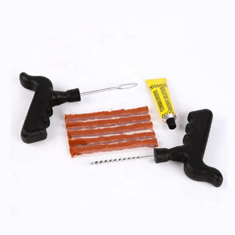Ferramentas de Reparação de Pneus de Emergência Sem Câmara Universais para Bicicleta e Carro, Kit de Ferramentas para Reparação de Furos
