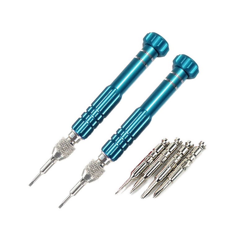 Relógios, Telefones, Câmera, PCB, Eletrônicos Pequenos 5-in-1 Mini Chave de Fenda Portátil, Ferramenta de Chave de Fenda Personalizada em Liga de Alumínio