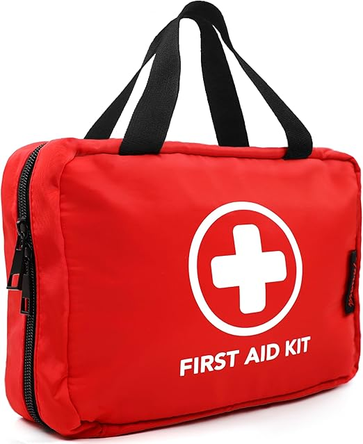 330-Piece Kit de Primeiros Socorros, Kit de Trauma Compacto à Prova d'Água, Suprimentos de Emergência para Casa, Escritório, Carro, Viagem, Acampamento ao Ar Livre