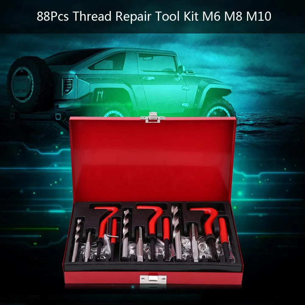 Conjunto de Brocas para Rosca, Acessórios Universais para Reparação de Carros, Substituição