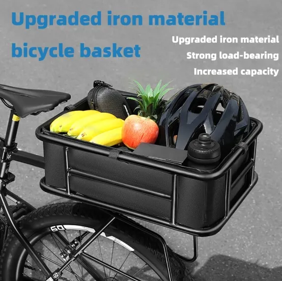 Cesto de bicicletas com material de ferro actualizado