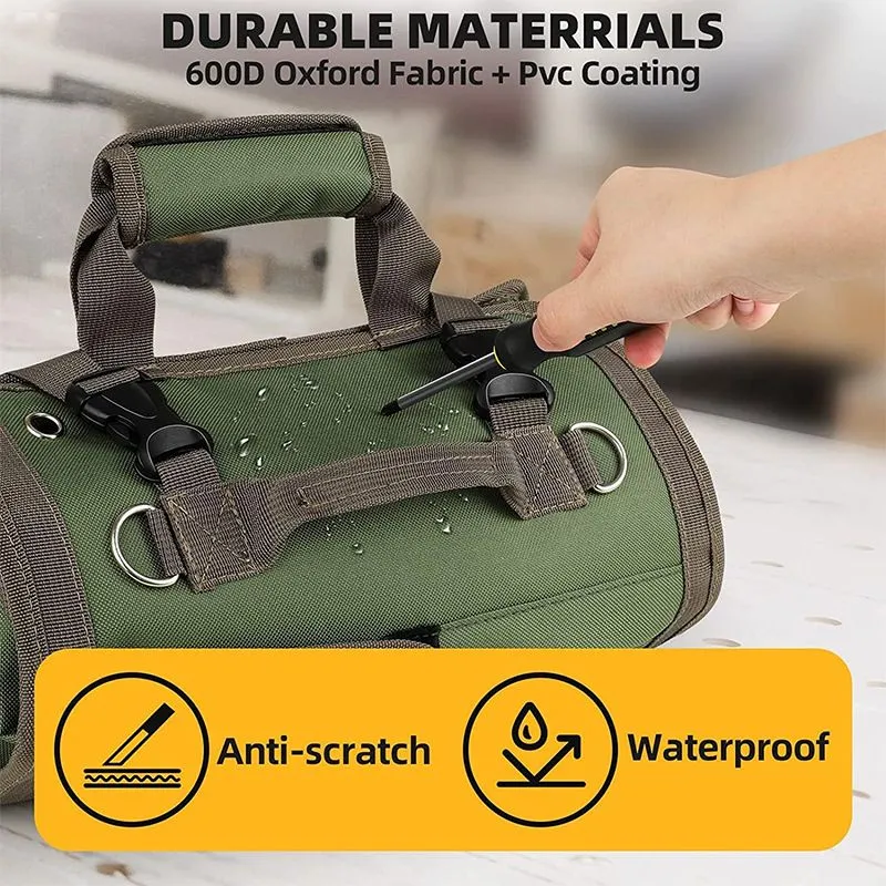 Ferramentas Portáteis Manuais Hardware Durável Múltiplos Bolsos Kits de Reparação Especializados para Carpinteiros e Eletricistas