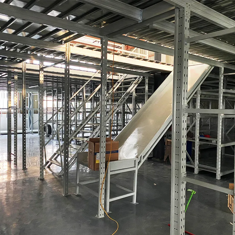 Kit Completo de Corrimão de Segurança Galvanizado para Plataformas Mezanino de Alta Resistência