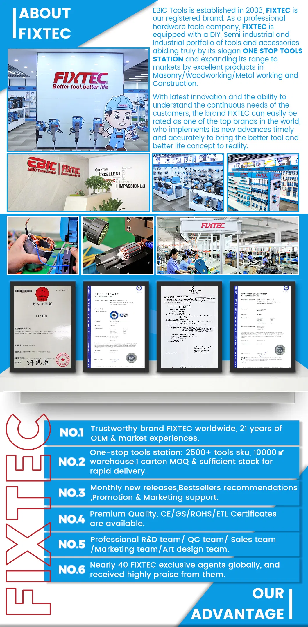 Instalações da empresa e Linha de Produção