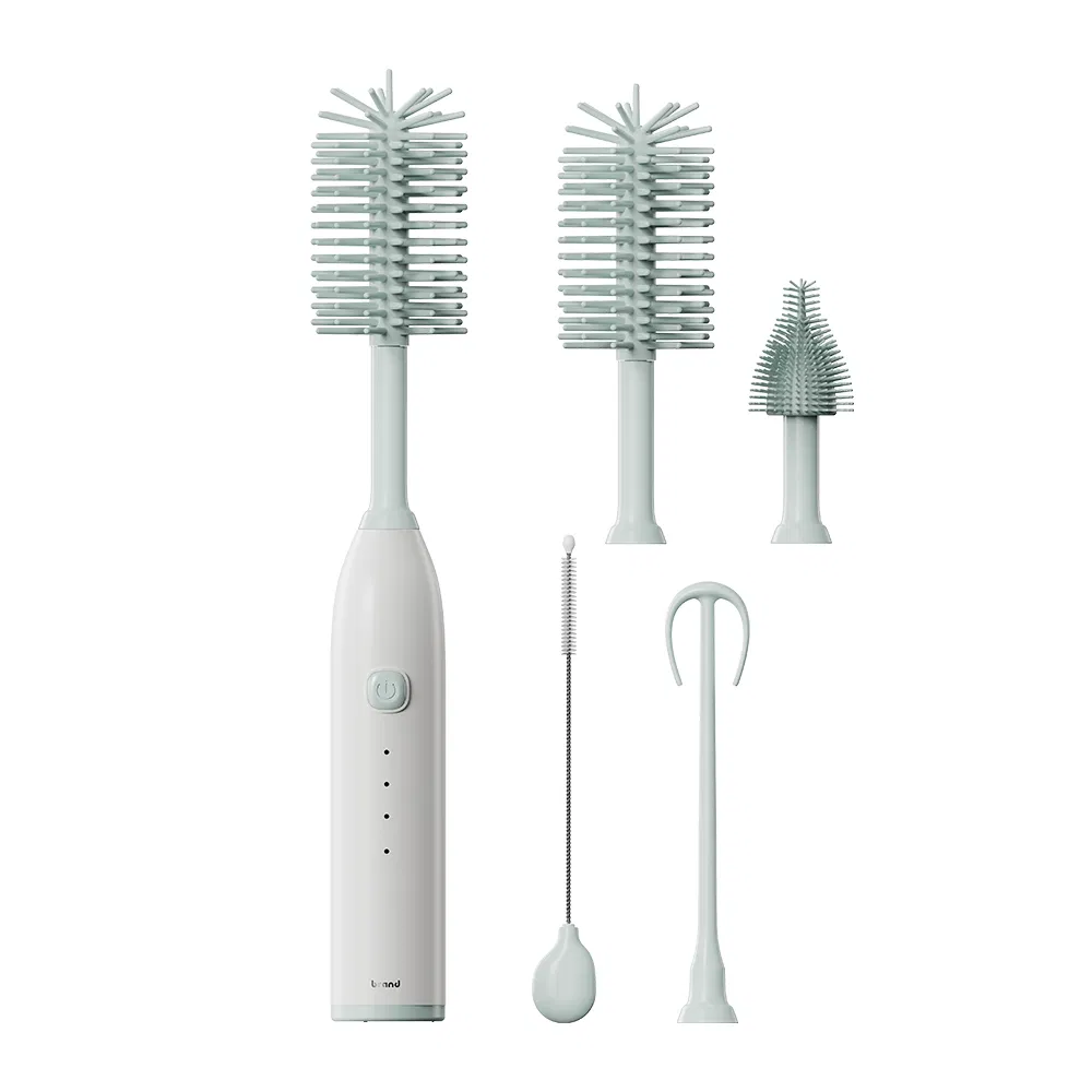Kit de Escova para Garrafa, Design Elétrico para Melhor Limpeza - Escova de Limpeza para Garrafa de Bebê
