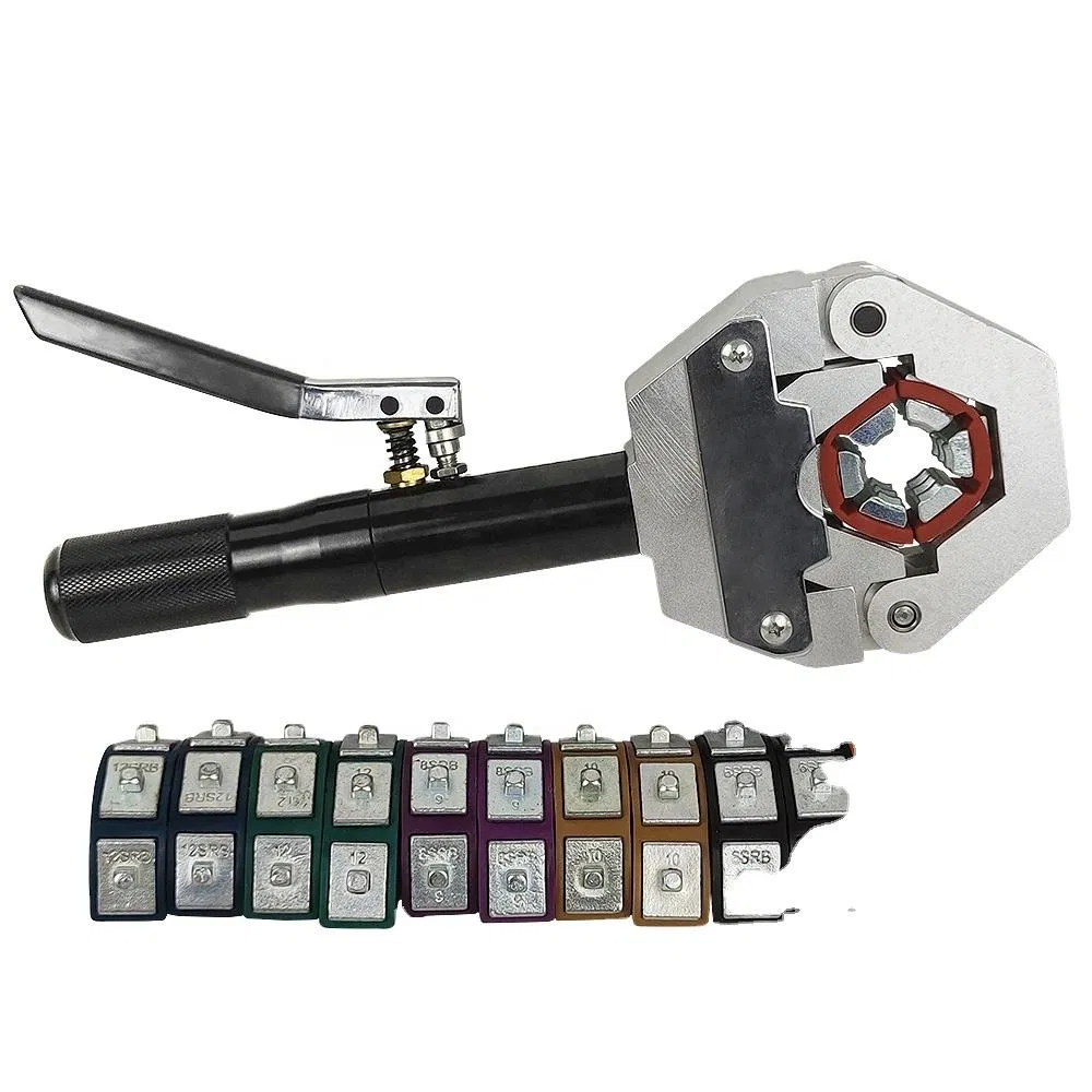 Fs-7842 Kit de Crimpadora de Mangueira de A/C Manual Hidráulica para Reparação de Carro Ferramenta de Crimpagem de Tubo de A/C