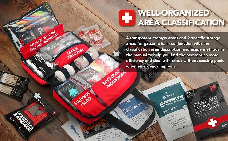 Kit de Primeiros Socorros 330 Peças