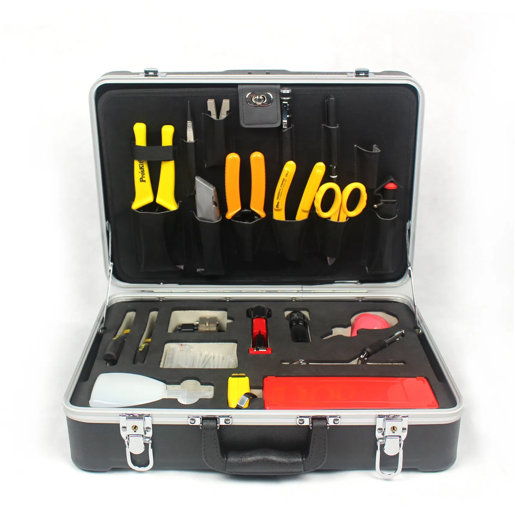 Kit de Ferramentas para Montagem e Terminação de FTTH para Telecomunicações