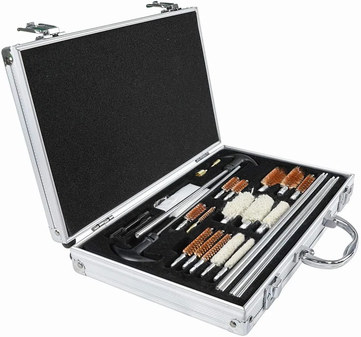 Kit de Limpeza Universal para Espingarda 28PCS com Estojo de Alumínio