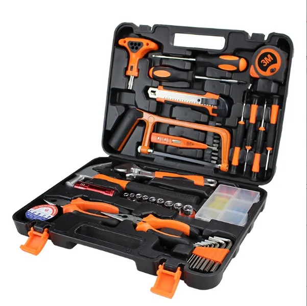 46PCS Conjunto de Ferramentas Multiuso para Reparos em Veículos e Manutenção Doméstica