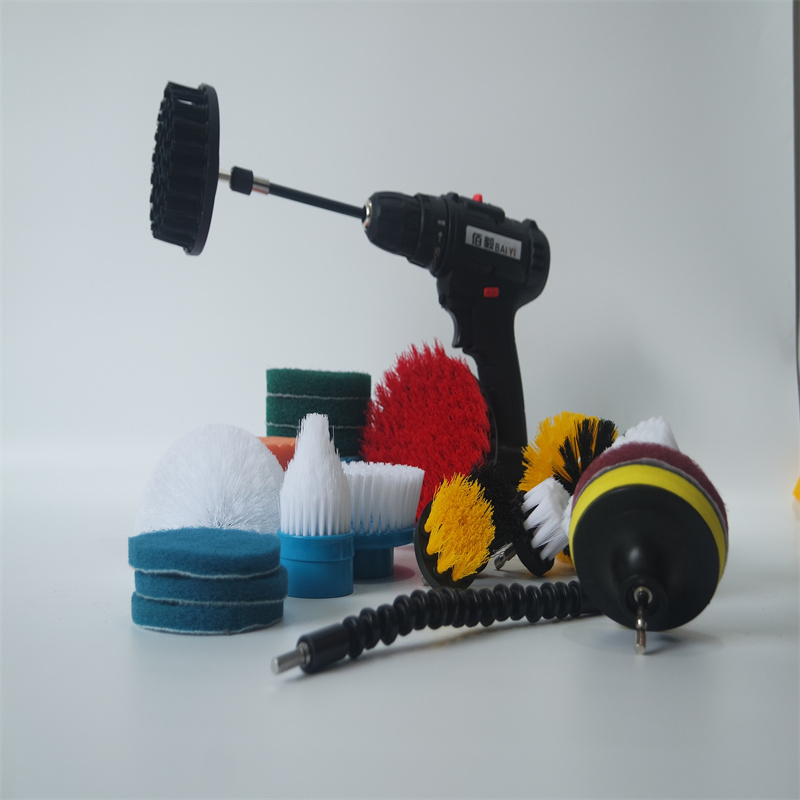Kit de Escovas de Limpeza para Furadeira de Uso Familiar 3PCS Escova de Limpeza para Furadeira para Limpeza de Carros