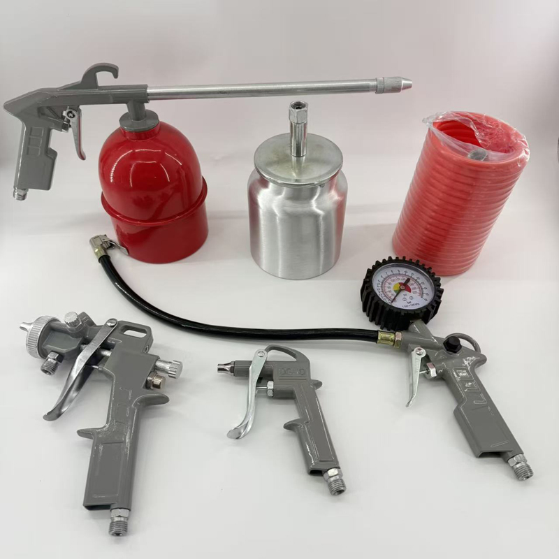 5sets Acessório de Compressor de Ferramenta Profissional Kit de Pistola de Pintura Pneumática para Carro