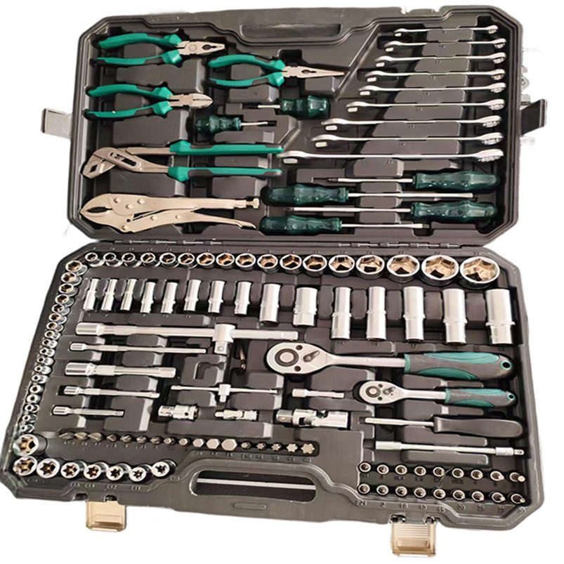 Kit de Ferramentas Abrangente para Manutenção de Veículos e Jardins