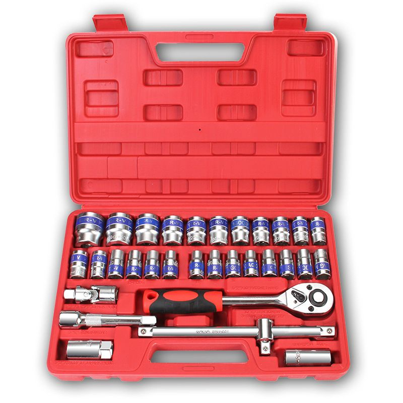 32PC Conjunto de Ferramentas Padrão Conjunto de Ferramentas Manuais de Hardware Precisão Magnética Multi Função Conjunto de Ferramentas de Reparação Profissional com Certificação RoHS CE GS CCC Atende ANSI JIS DIN