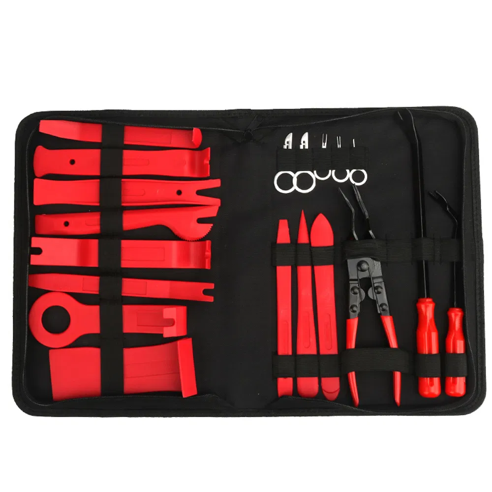 19 Conjunto de Ferramentas para Remoção de Trim PCS, Alicates para Clipe, Removedor de Terminais, Kit de Ferramentas de Plástico para Painel de Carro, Porta, Áudio, Rádio, Estéreo