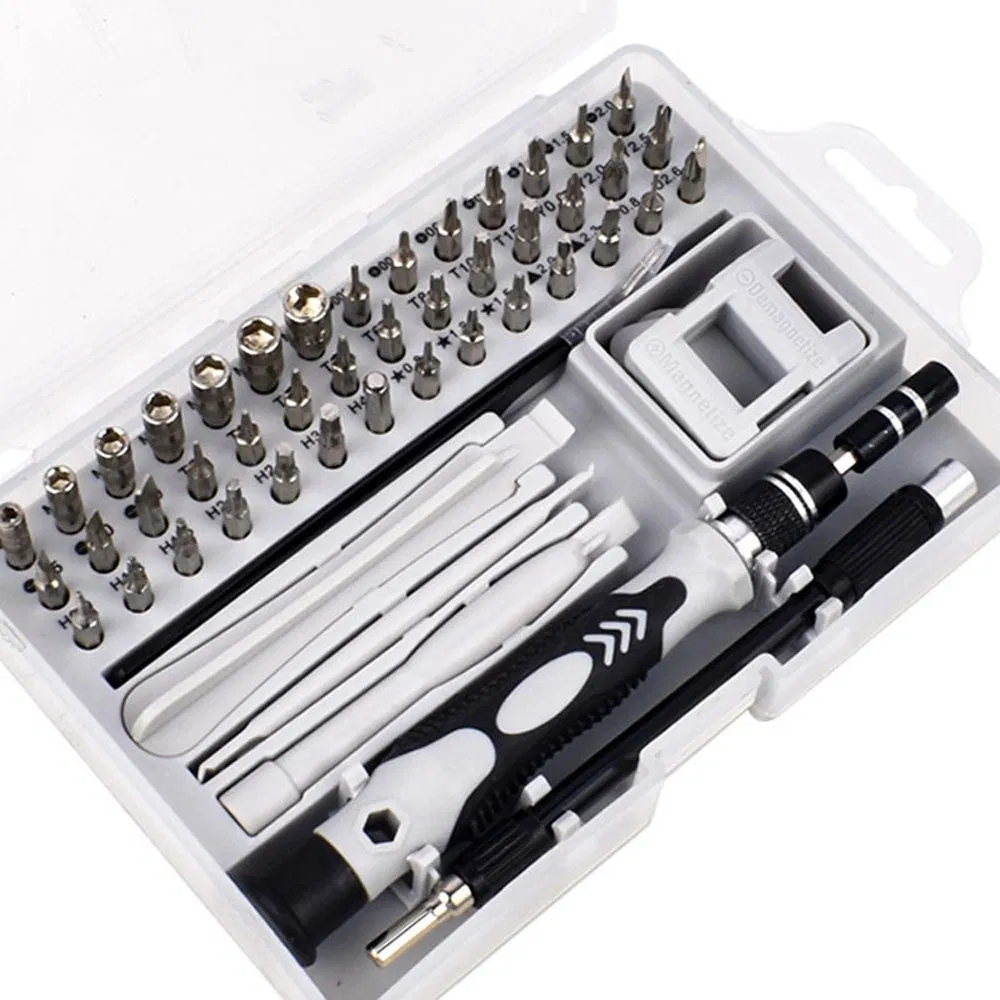 52 em Conjunto de Ferramentas de Chave de Fenda Multifuncional Conjunto de Ferramentas de Aço Combinação Ferramentas de Hardware Mini Chave de Fenda Conjunto de Reparação Móvel Conjunto de Ferramentas Chave de Fenda de Precisão
