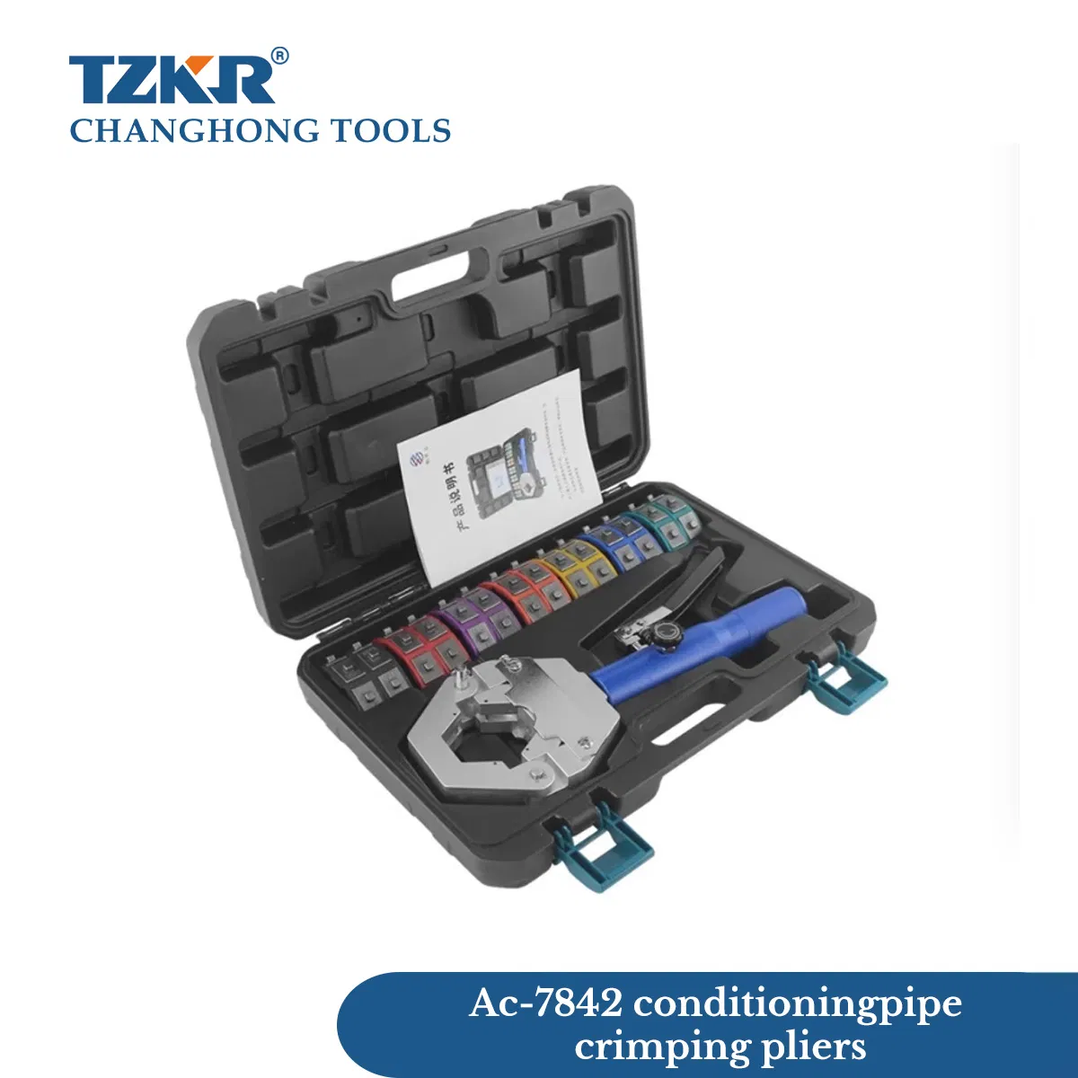 Kit de Crimpagem de Mangueira Hidráulica Tipo Hexagonal Manual Portátil 7842